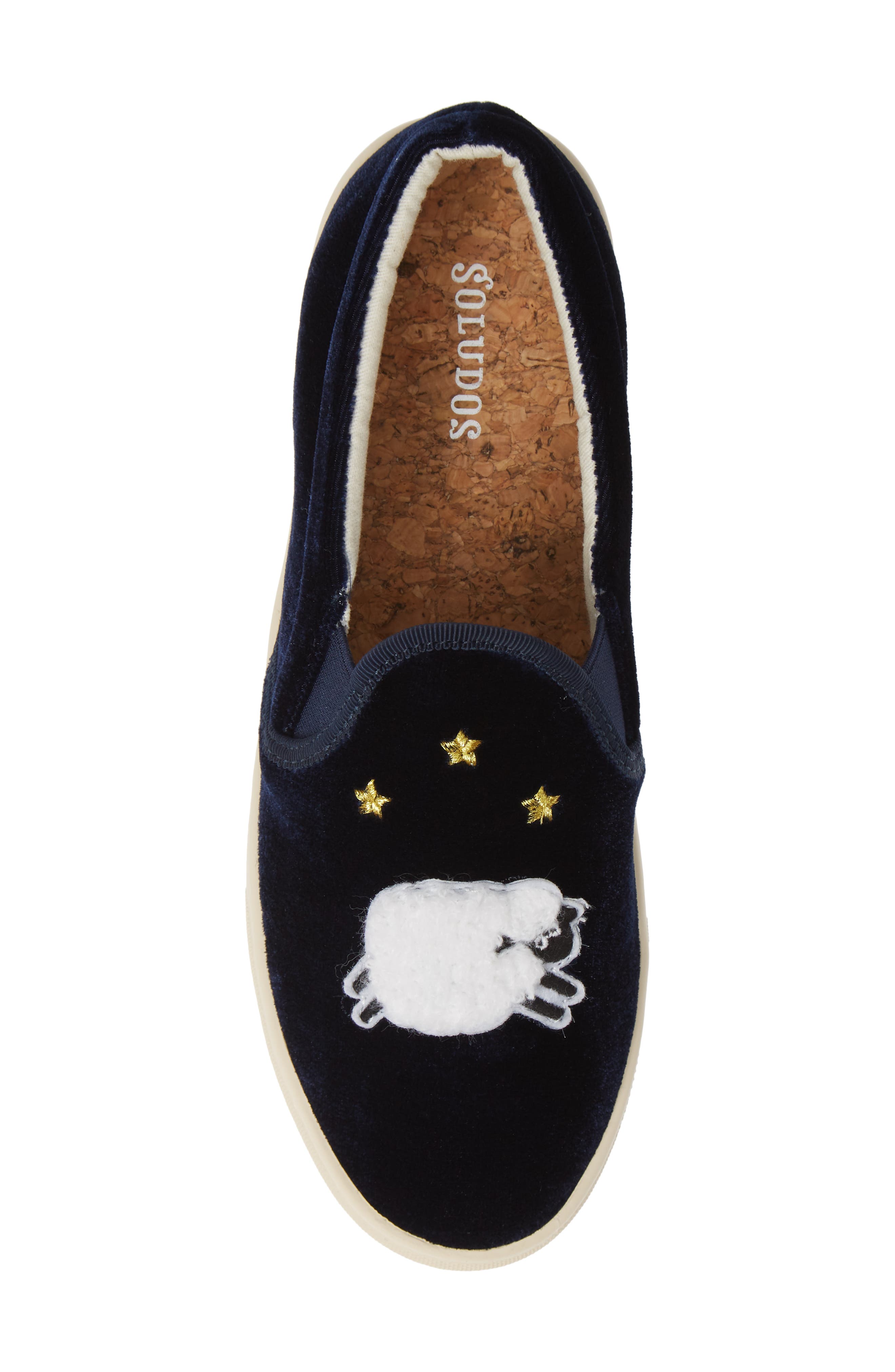 Soludos Appliqué Slip-On Sneaker, Alternate, color, 