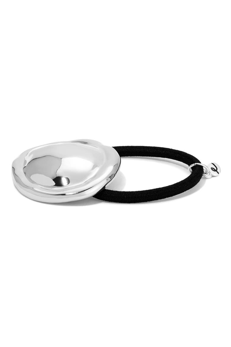 Noble Nugget Ponytail Holder, Alternate, color, SILVER