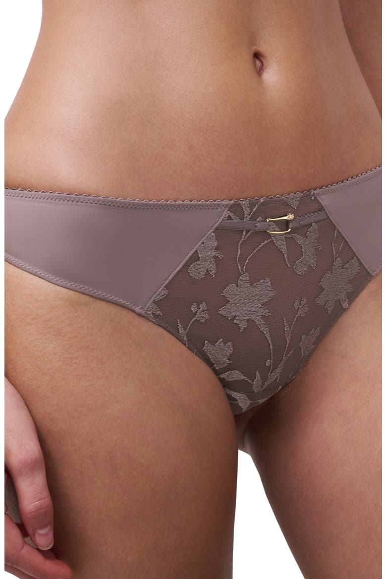 Idyll Thong, Alternate, color, NUTMEG