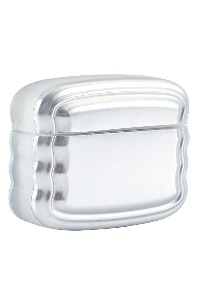 Auramma Wavy Airpods Pro 2 Case, Alternate, color, Silver