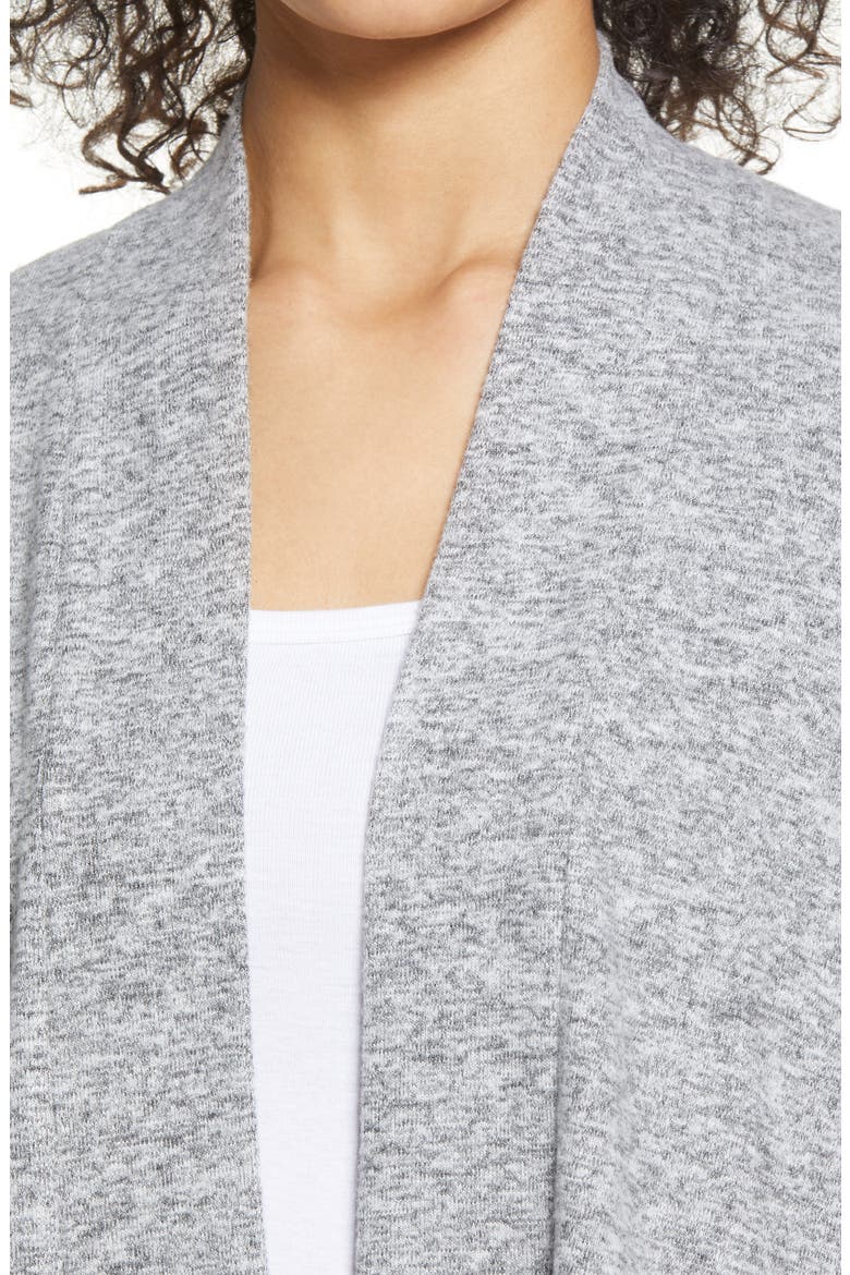 Open Front Cardigan, Alternate, color, H GREY