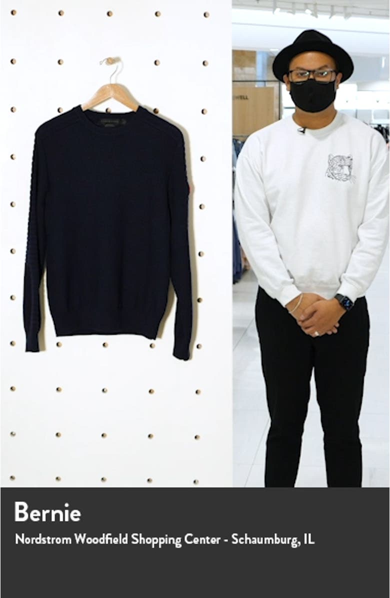 Paterson Merino Wool Crewneck Sweater, sales video thumbnail