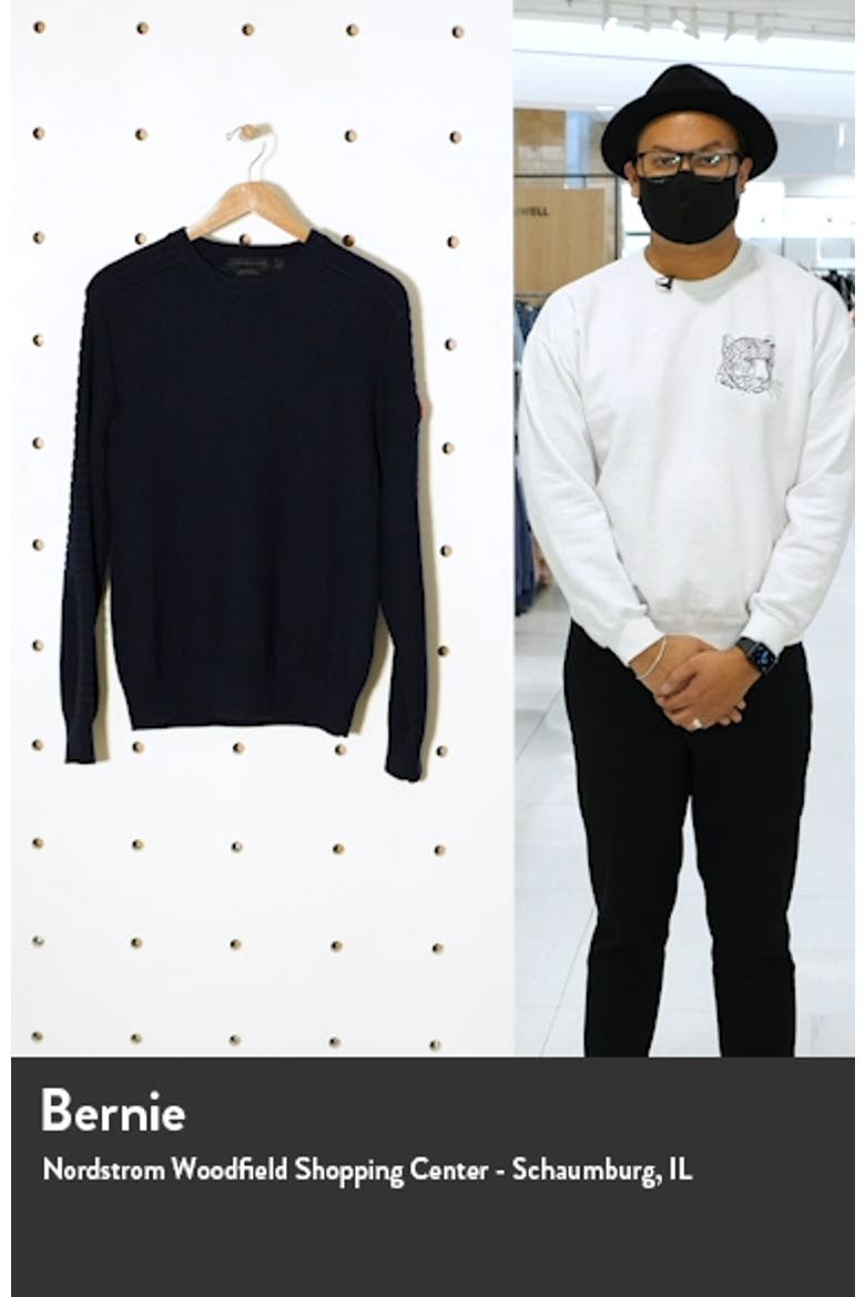 Paterson Merino Wool Crewneck Sweater video