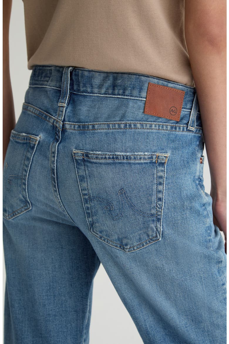 The Boyfriend Mid Rise Straight Leg Jeans, Alternate, color, AMERICAN WEST