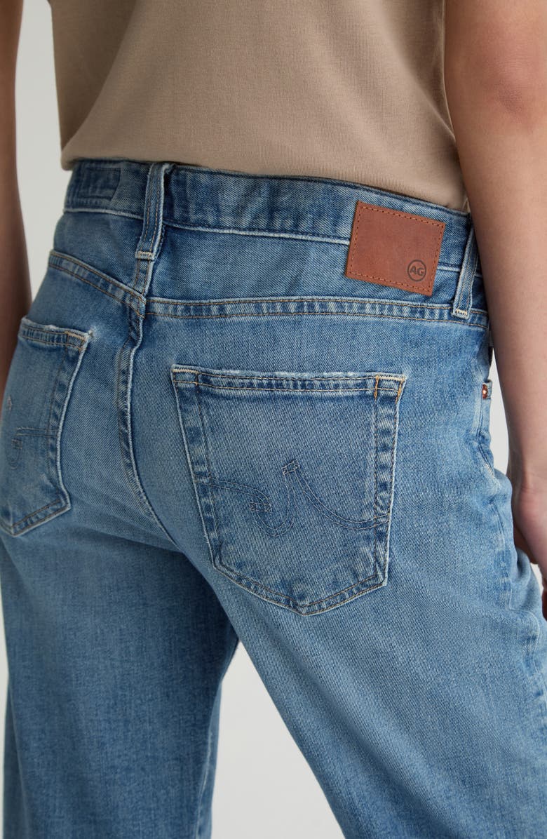 AG The Boyfriend Mid Rise Straight Leg Jeans, Alternate, color, American West