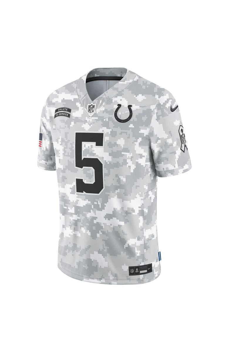 Nike Men's Nike Anthony Richardson Arctic Camo Indianapolis Colts 2024 Salute to Service Limited Jersey, Alternate, color, Arctic Camo