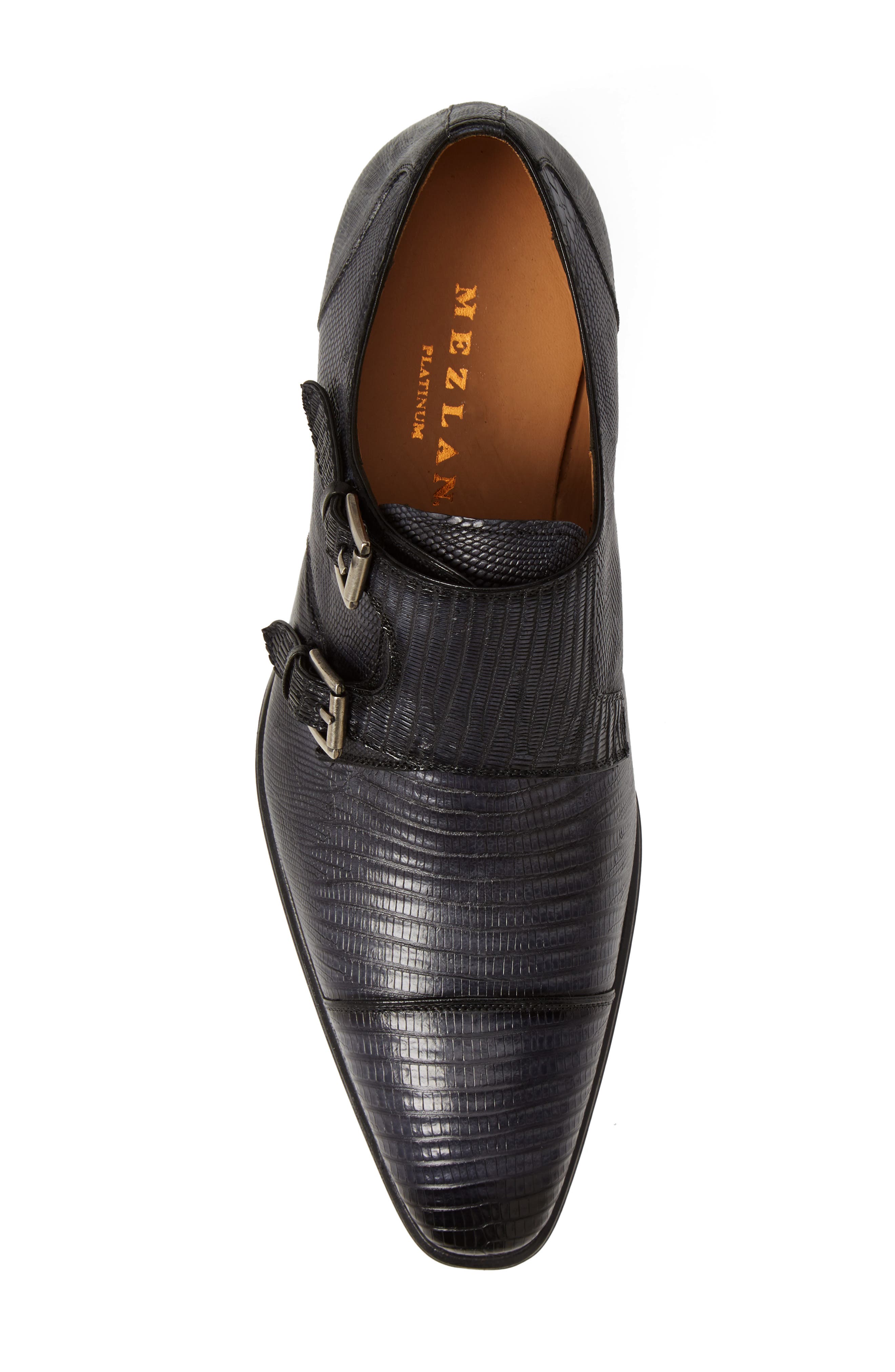Mezlan Argentum Double Monk Strap Shoe, Alternate, color, 