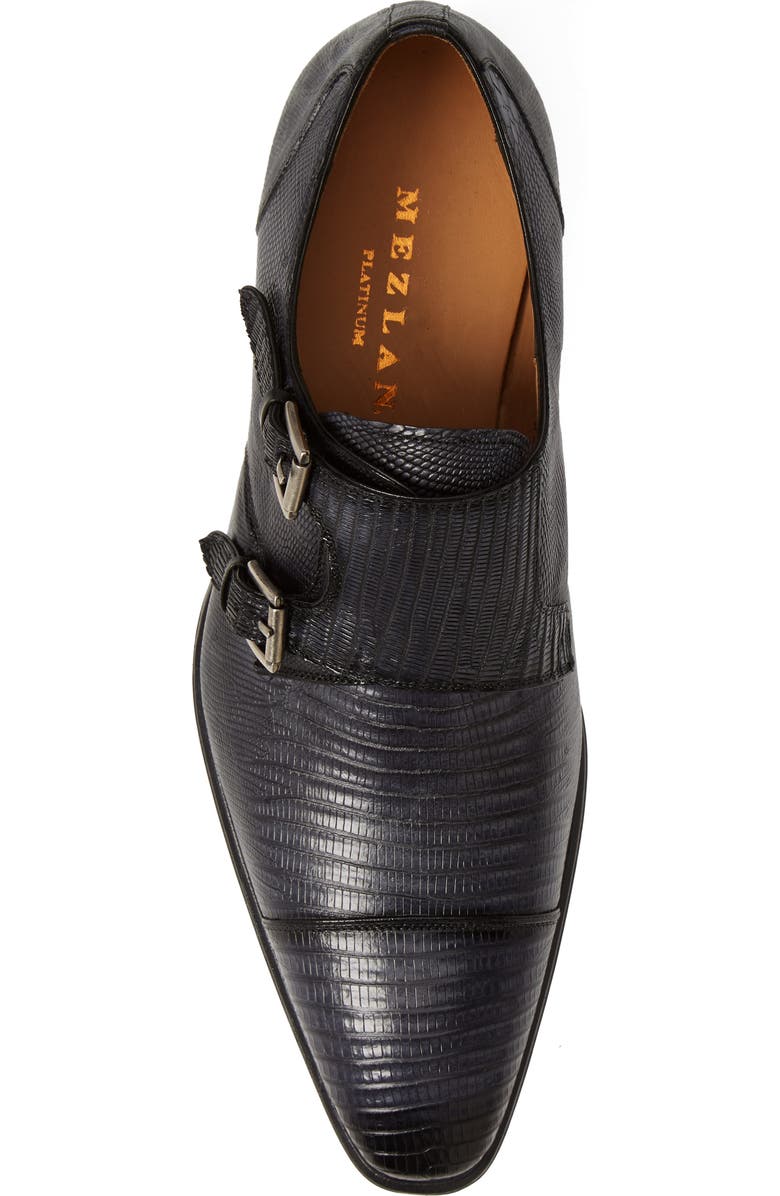 Mezlan Argentum Double Monk Strap Shoe, Alternate, color,