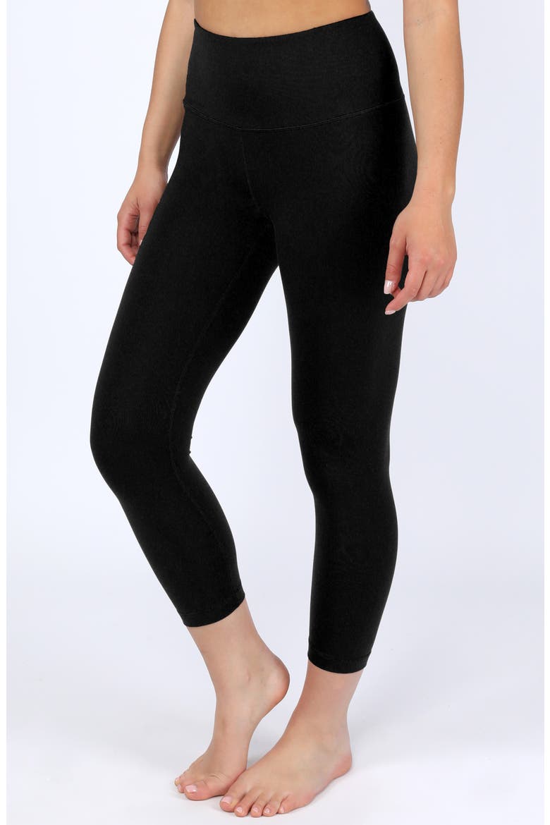 Powerflex High Rise Capri Leggings, Alternate, color, BLACK