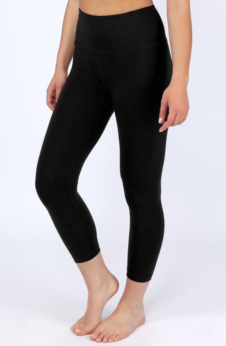 90 DEGREE BY REFLEX Powerflex High Rise Capri Leggings, Alternate, color,