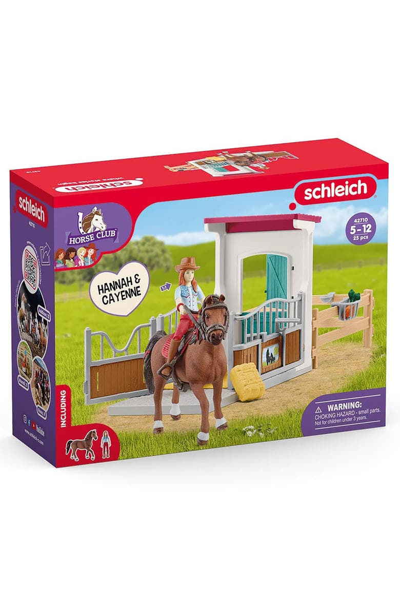 Schleich Horse Club Horse Box Hannah & Cayenne, Figurine Playset, Kids, Alternate, color, 
