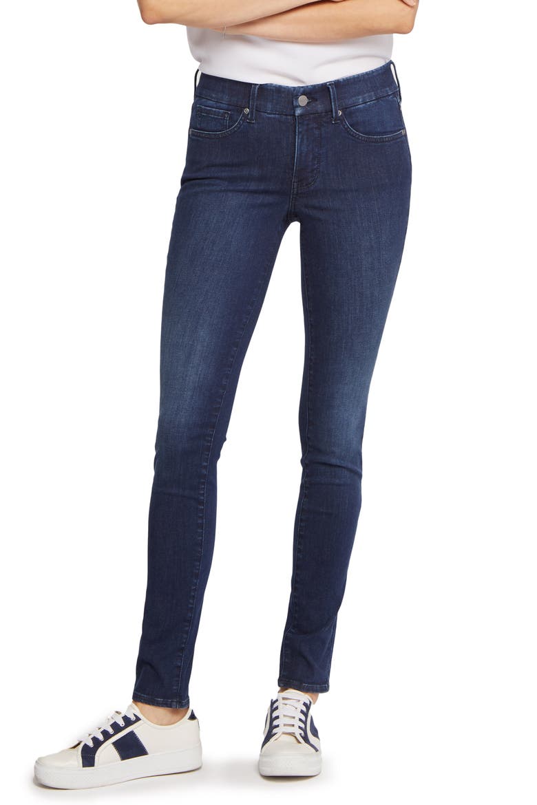 Alina Waist Match Denim Leggings, Main, color, UNDERGROUND