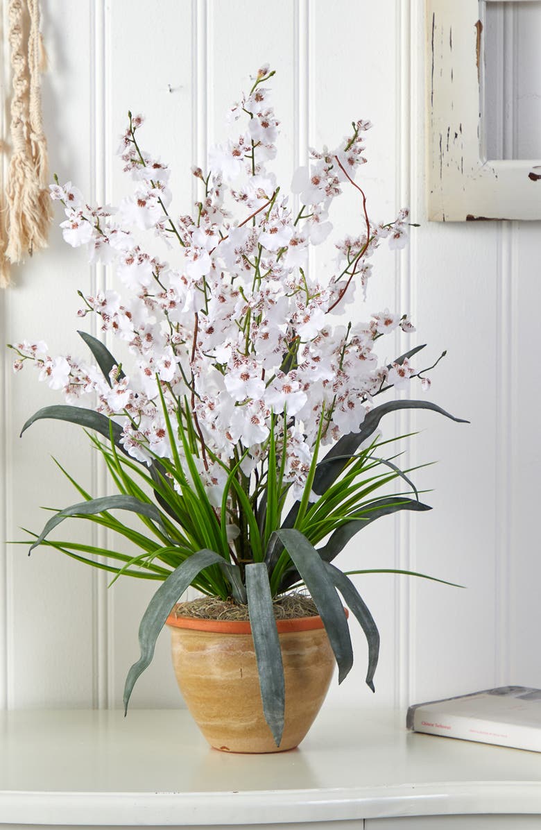 NEARLY NATURAL 26" Double Dancing Lady Artificial Plant, Alternate, color, 