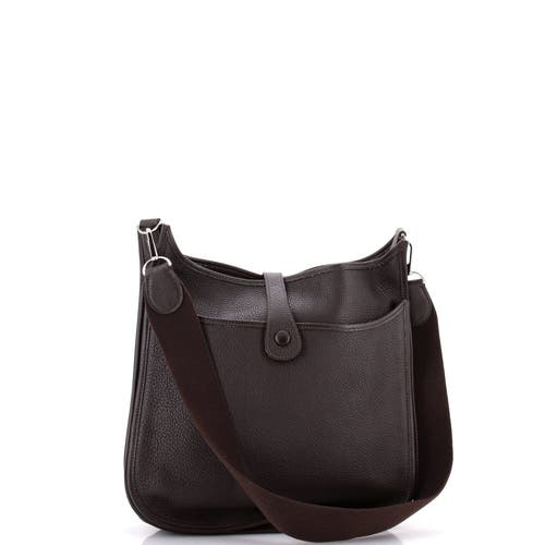 Pre-owned Hermes Hermes Evelyne Bag Gen Ii Clemence Pm In Brown