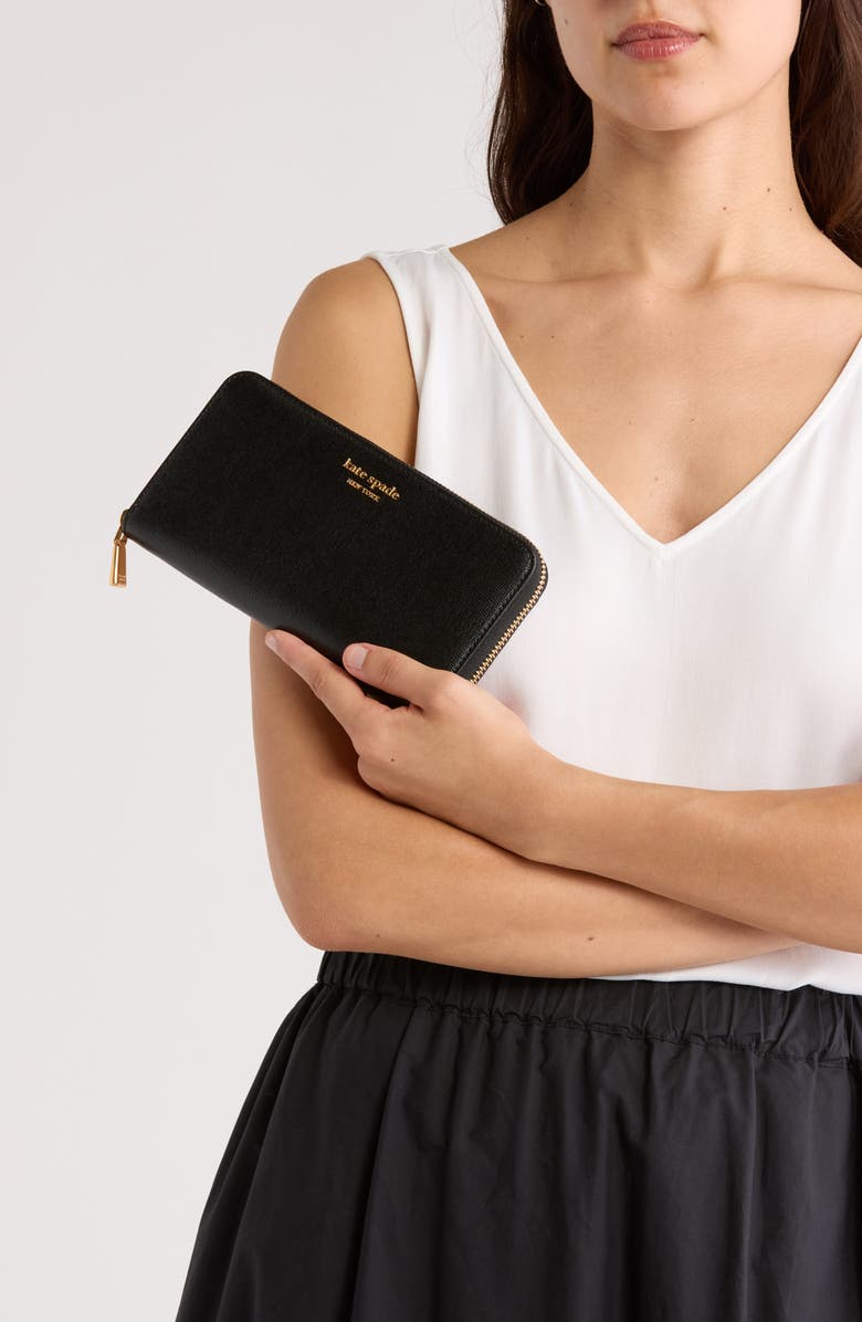 Kate Spade New York morgan saffiano leather wallet, Alternate, color,