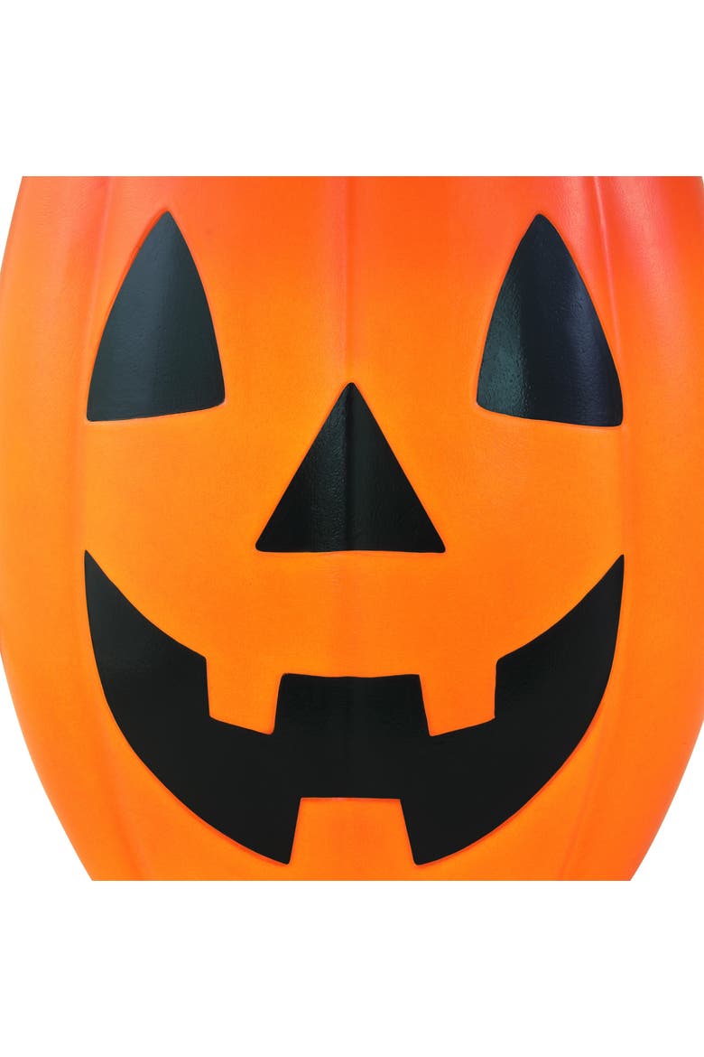 18 in. Jack-O-Lantern Blow Mold Candy Bowl, Alternate, color, Multicolor