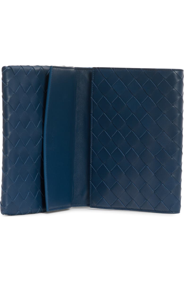 Bottega Veneta Intrecciato Leather Flap Crossbody Bag, Alternate, color,