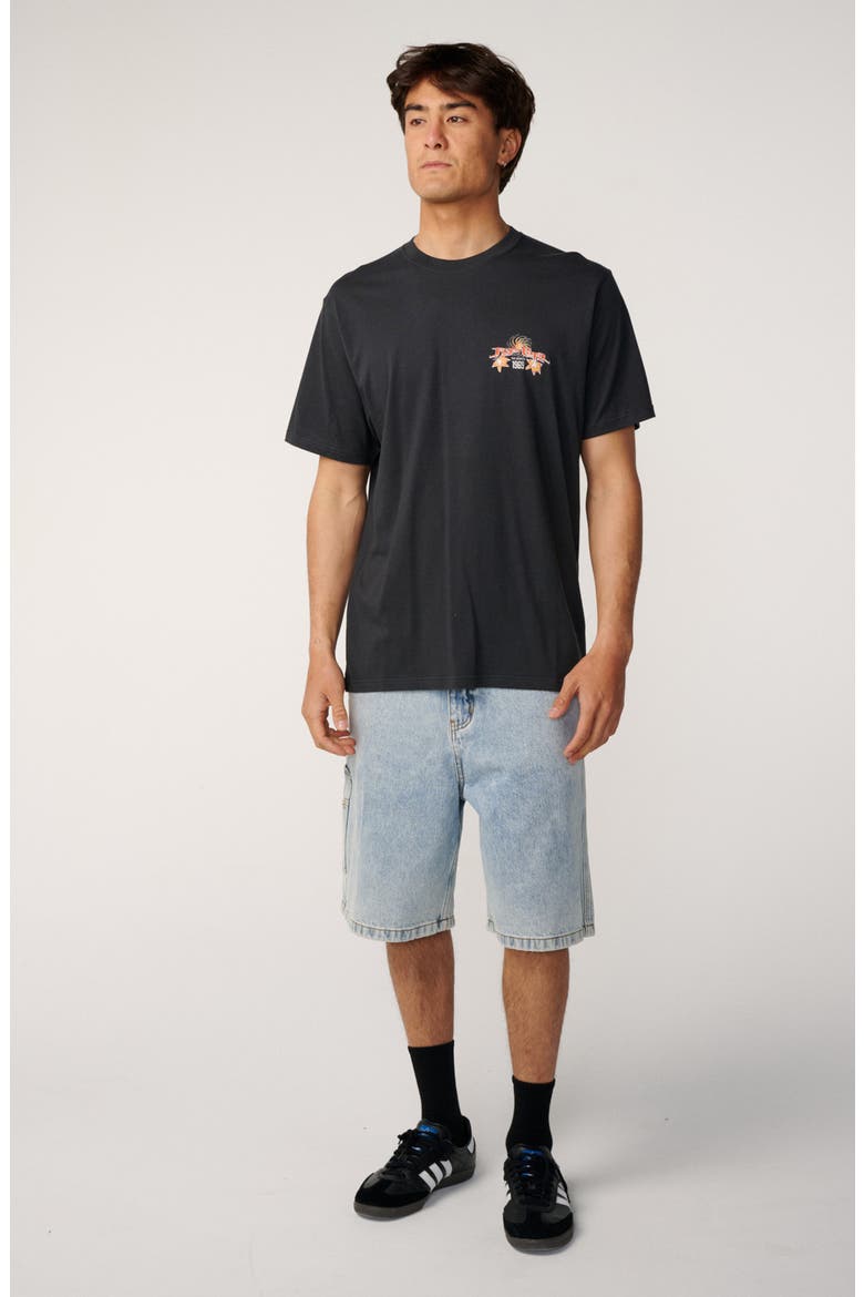 Hazed & Tubed Graphic T-Shirt, Alternate, color, WASHED BLACK