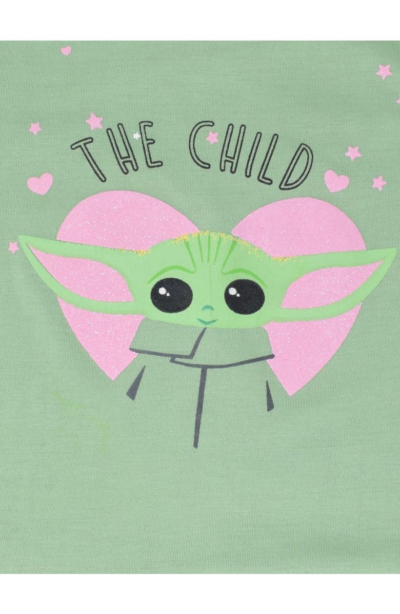 Star Wars The Mandalorian Baby Yoda T-Shirt & Leggings Set, Alternate, color, Green