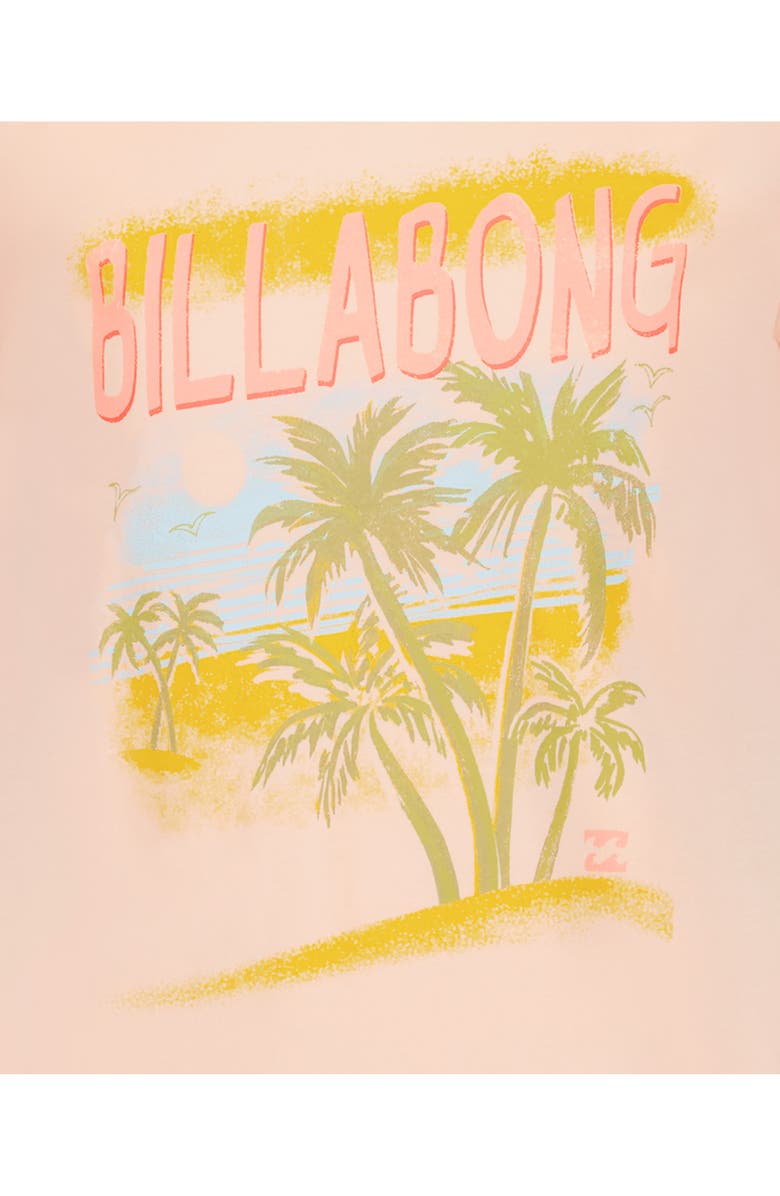 Billabong Kids' Lush Escape Graphic T-Shirt, Alternate, color, Soft Peach