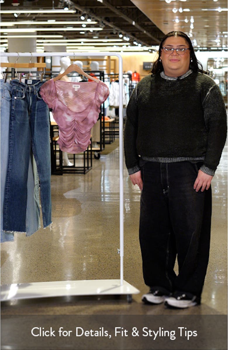 Mesh Ruched Top, sales video thumbnail