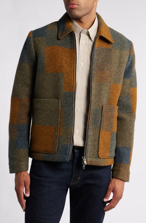Gael 8267 Wool Blend Shirt Jacket