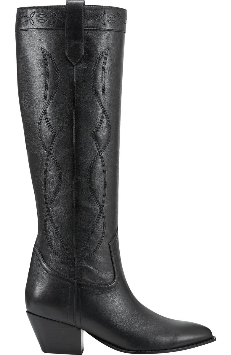 Marc Fisher LTD Edania Pointed Toe Western Knee High Boot, Alternate, color,