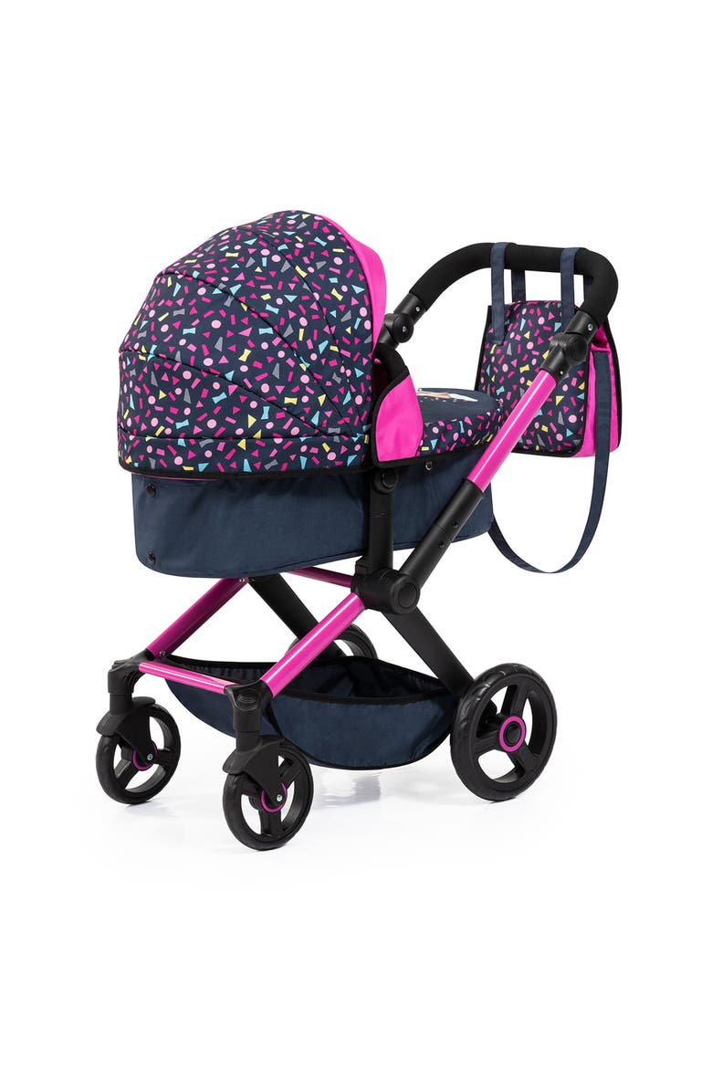 Pram Xeo Shapes Navy & Pink Matching Handbag,Dolls To 20", 3+, Alternate, color, Multicolored