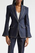 Cinq à Sept Danicka Stretch Denim Blazer