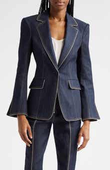 Danicka Stretch Denim Blazer