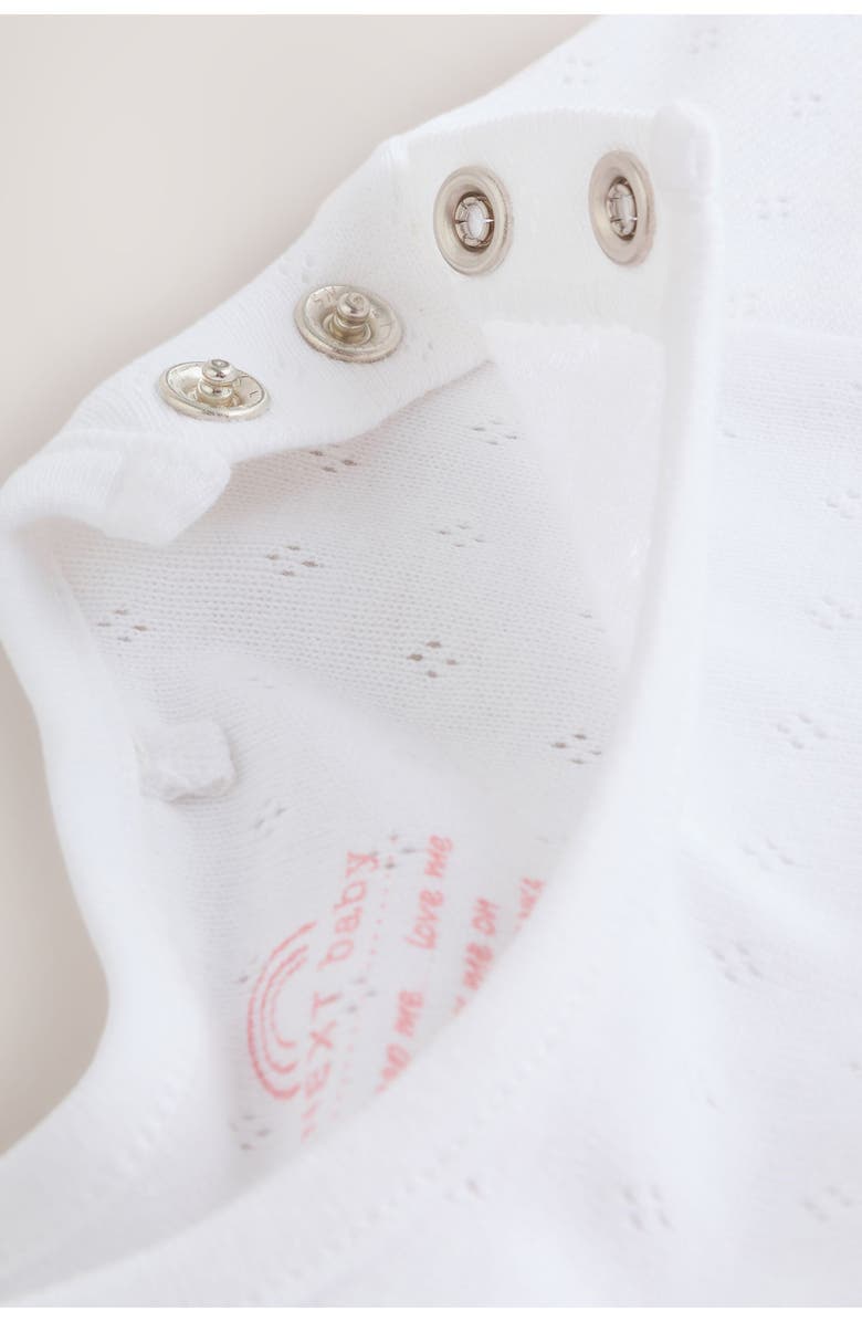 NEXT Pastel Gingham Frill Romper & Bodysuit Set, Alternate, color, Pink