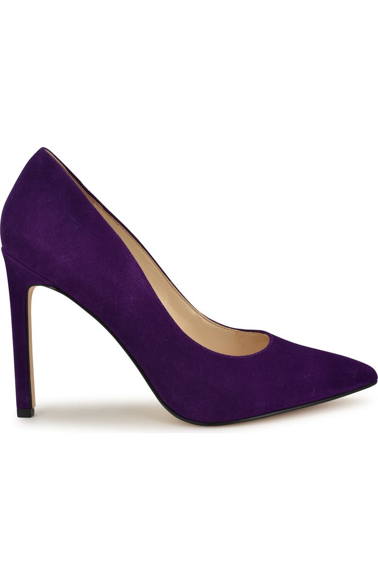 Nine West Tatiana Pointed Toe Pump, Alternate, color, Dark Purple