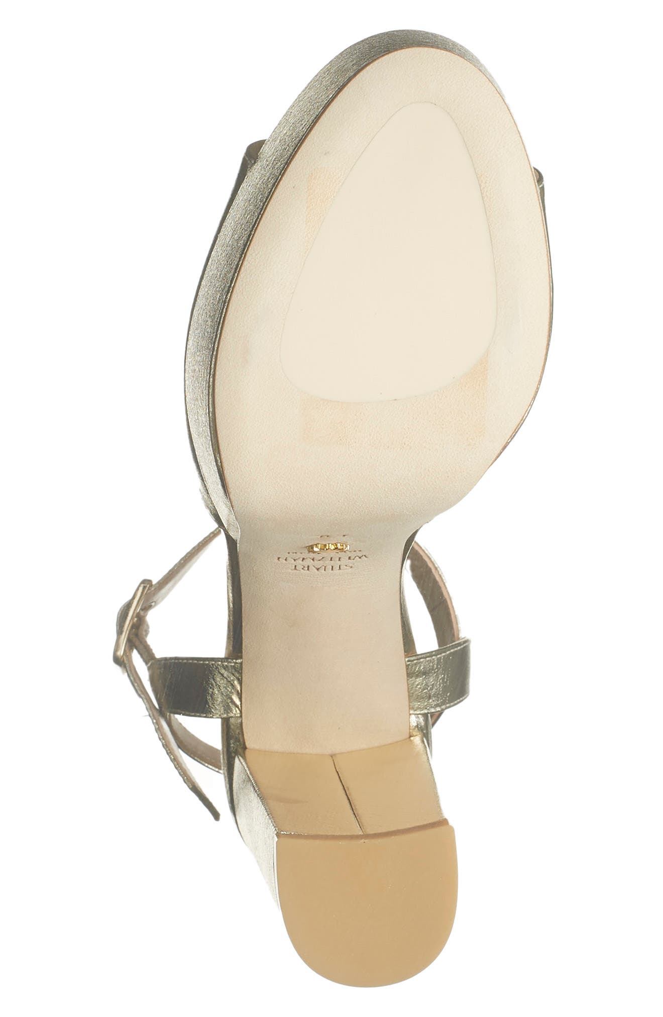 Stuart Weitzman Ryder Platform Sandal, Alternate, color, Platino