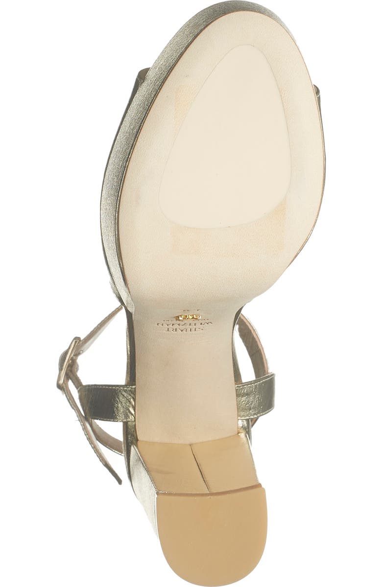 Stuart Weitzman Ryder Platform Sandal, Alternate, color, Platino