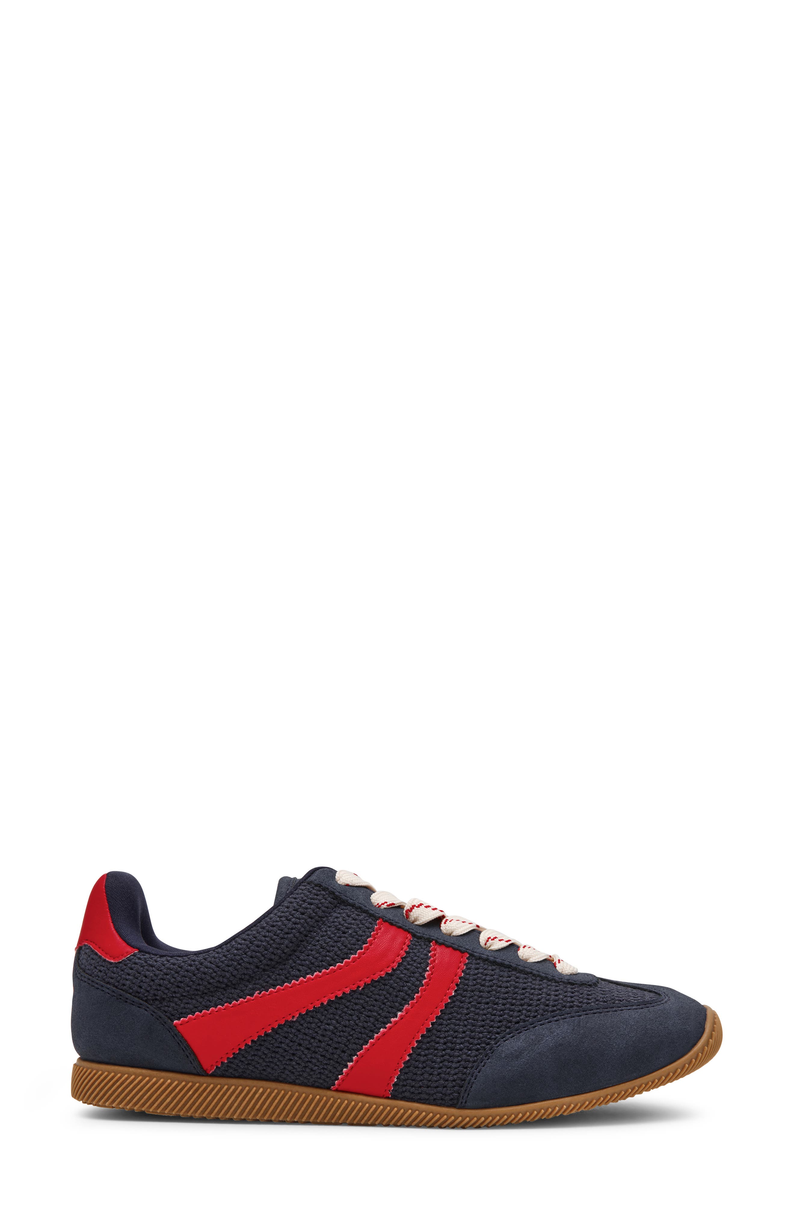 Goalie Sneaker, Alternate, color, NAVY WOVEN