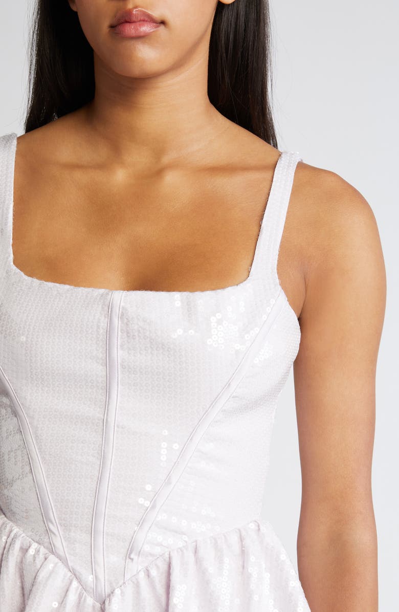 Mistress Rocks Sequin Embellished Skater Minidress, Alternate, color, 