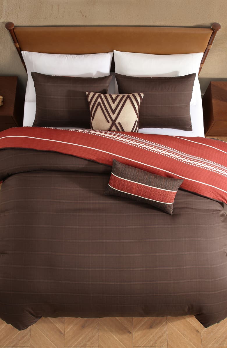 Bebejan Terra Spice Reversible 5-Piece Comforter Set, Alternate, color, Brown