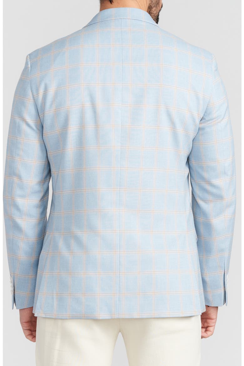 Blue Plaid Sport Coat, Alternate, color, BLUE