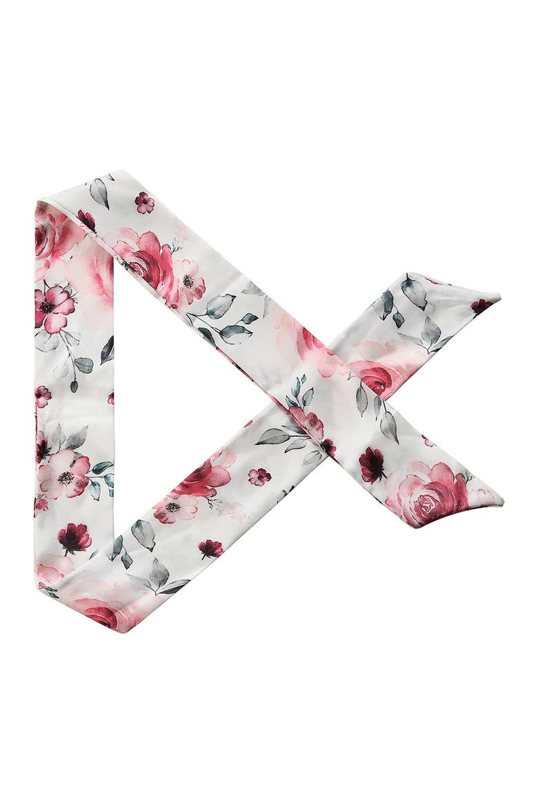 Floral Silk Scarf 42mm/44mm Apple Watch 1/2/3/4 Band, Alternate, color, FLORAL