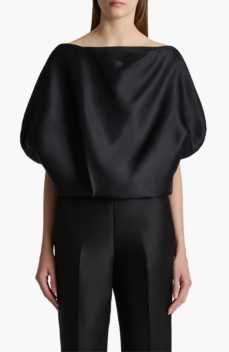 Khaite Niles Silk Gazar Top, Main, color, 