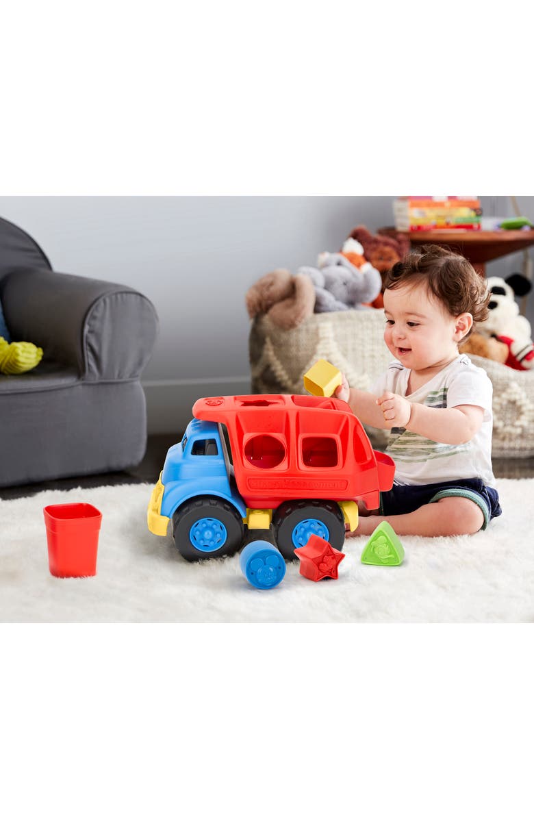 Green Toys Mickey Mouse & Friends Shape Sorter Truck, Alternate, color, Multicolored
