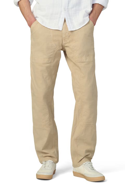 Stretch Cotton Utility Pants