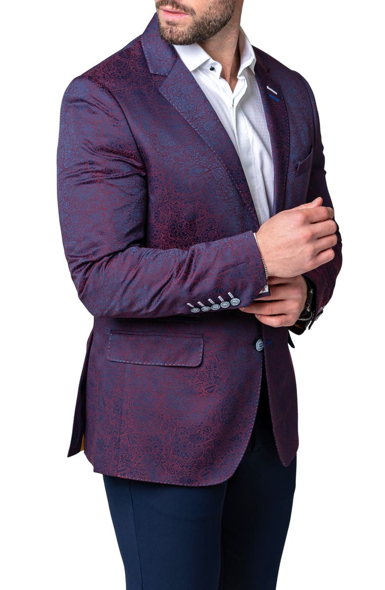 Maceoo Socrates Moxy Multi Sport Coat, Alternate, color, Blue Multi