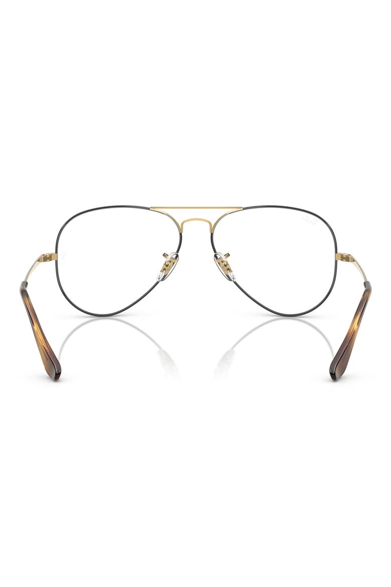 58mm Optical Glasses, Alternate, color, GOLD HAVANA