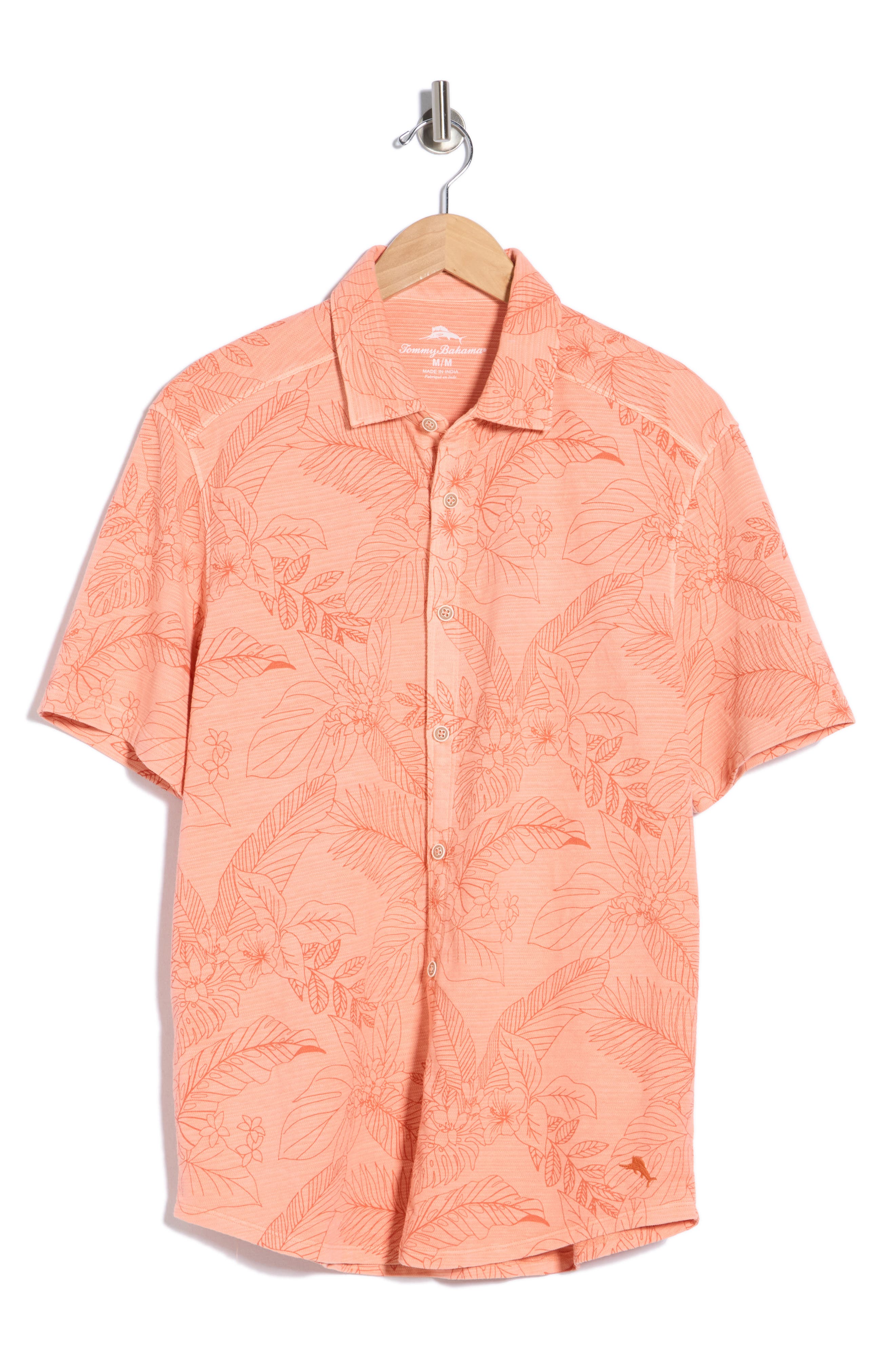 Tommy Bahama Floral Short Sleeve Button-Up Shirt