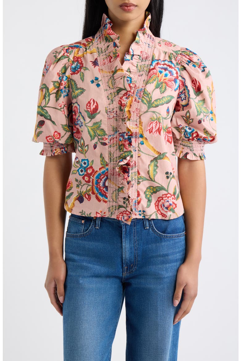 Zuri Ruffle Top, Main, color, JESSA FLORAL PRINT