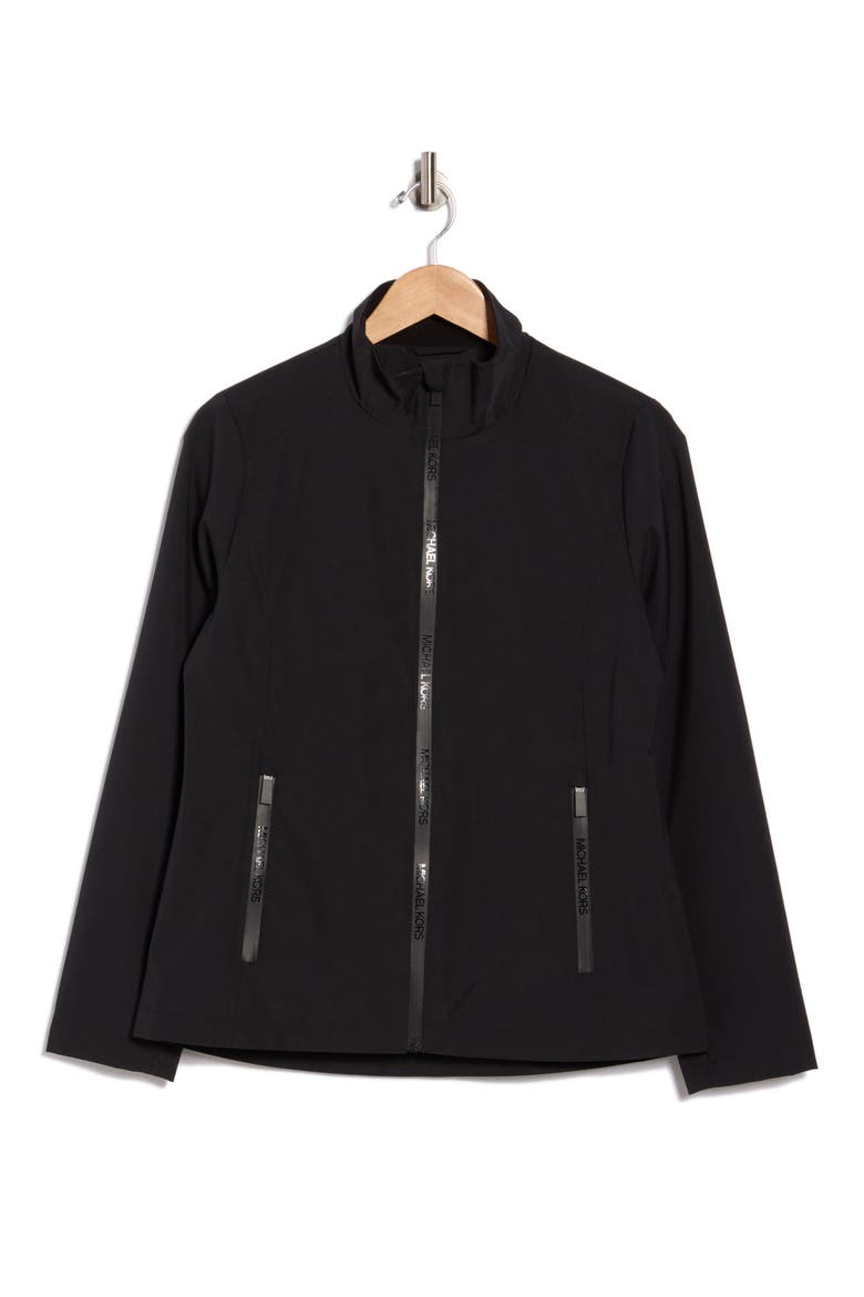 Zip Front Jacket, Alternate, color, BLACK