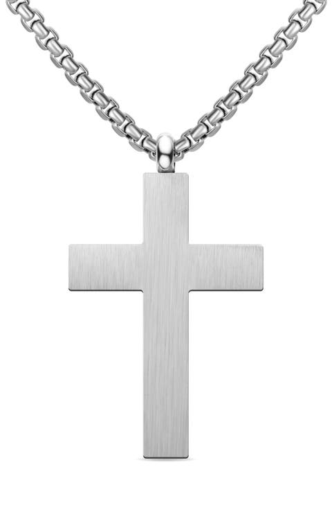 Men's Cross Pendant Necklace