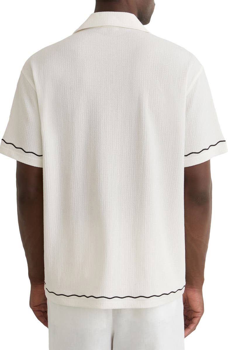 Reiss Solano Camp Shirt, Alternate, color, White