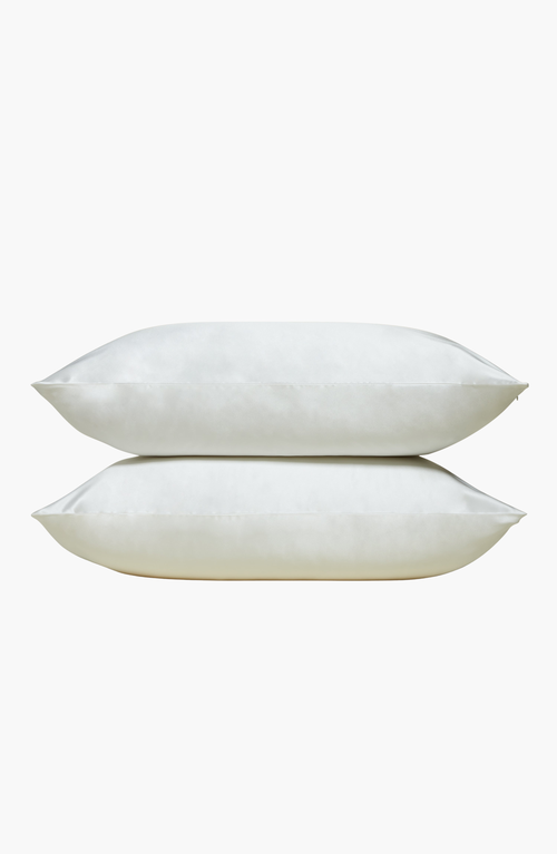 Italic Pure Mulberry Silk Pillowcase In White